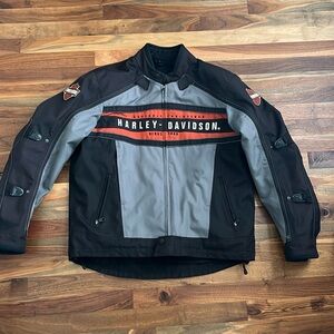Harley-Davidson Switchback textile convertible armored motorcycle jacket